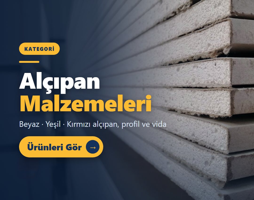 Alçıpan malzemeleri – CNR Yapı Market