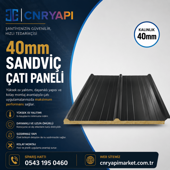 40mm sandviç çatı panel (1)