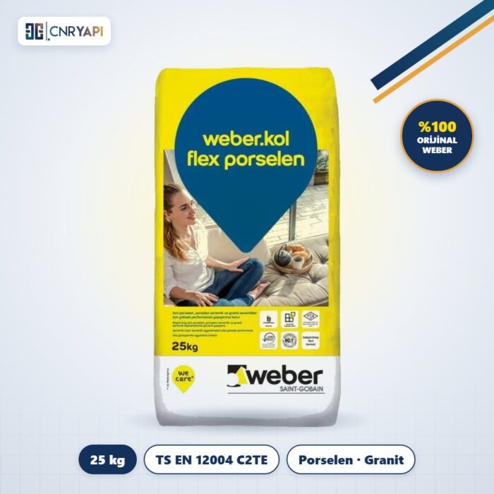 Weber.kol Flex Porselen Seramik Yapıştırıcı 25 kg Weber.kol Flex Porselen Seramik Yapıştırıcı 25 kg