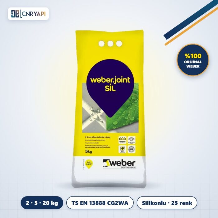 Weberjoint SİL Derz Dolgu 2 kg / 5 kg / 20 kg