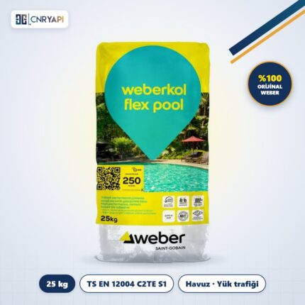 Weberkol Flex Pool Havuz Seramik Yapıştırıcı 25 kg