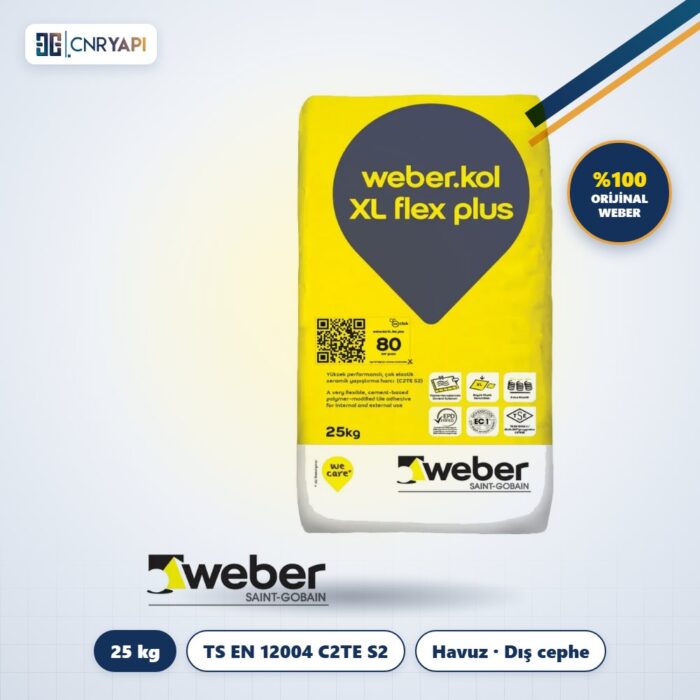 Weberkol XL Flex Plus Seramik Yapıştırıcı 25 kg